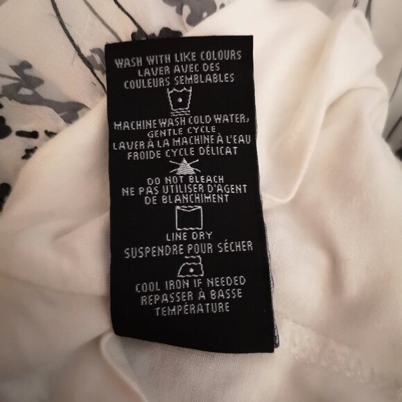 Ispiri Ladies Size Large Sheer Blouse with Attached Tank Top Underneath - Picture 4 of 9